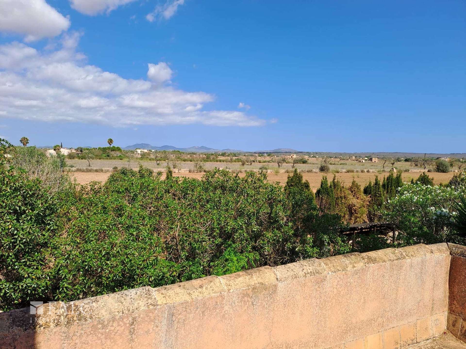 Finca Campos Blick Berge